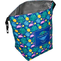 Hoppla Protea Polyester Lunch Cooler Open